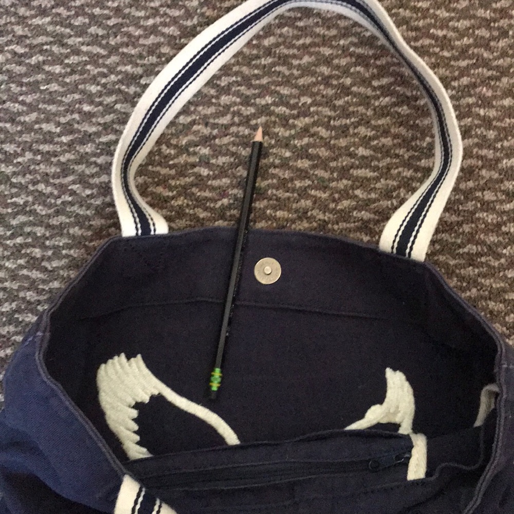 American Eagle Tote, Purse, Bag - BLUE - Picture 3 of 8